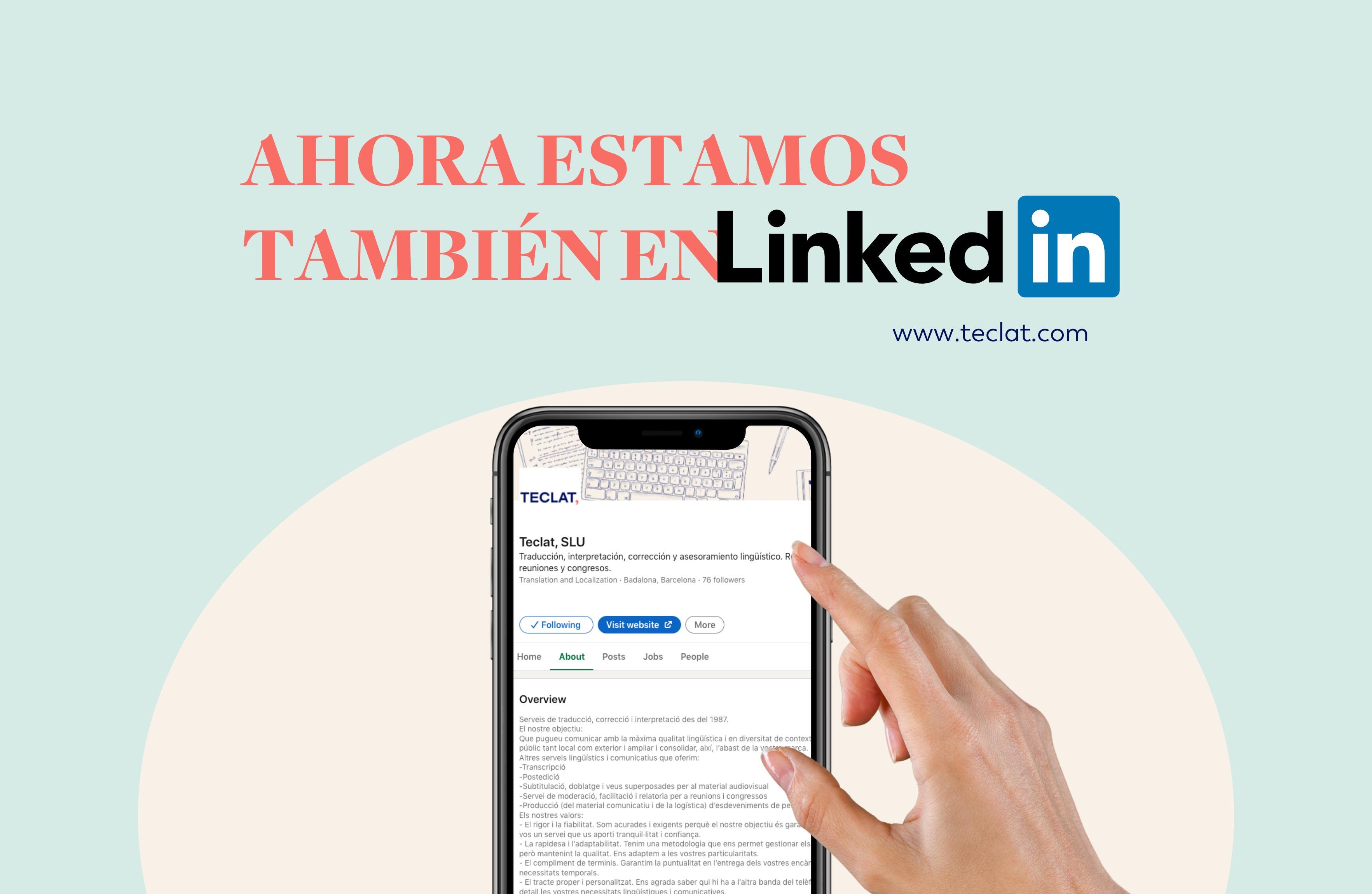 Ahora nos encontraréis también en LinkedIn